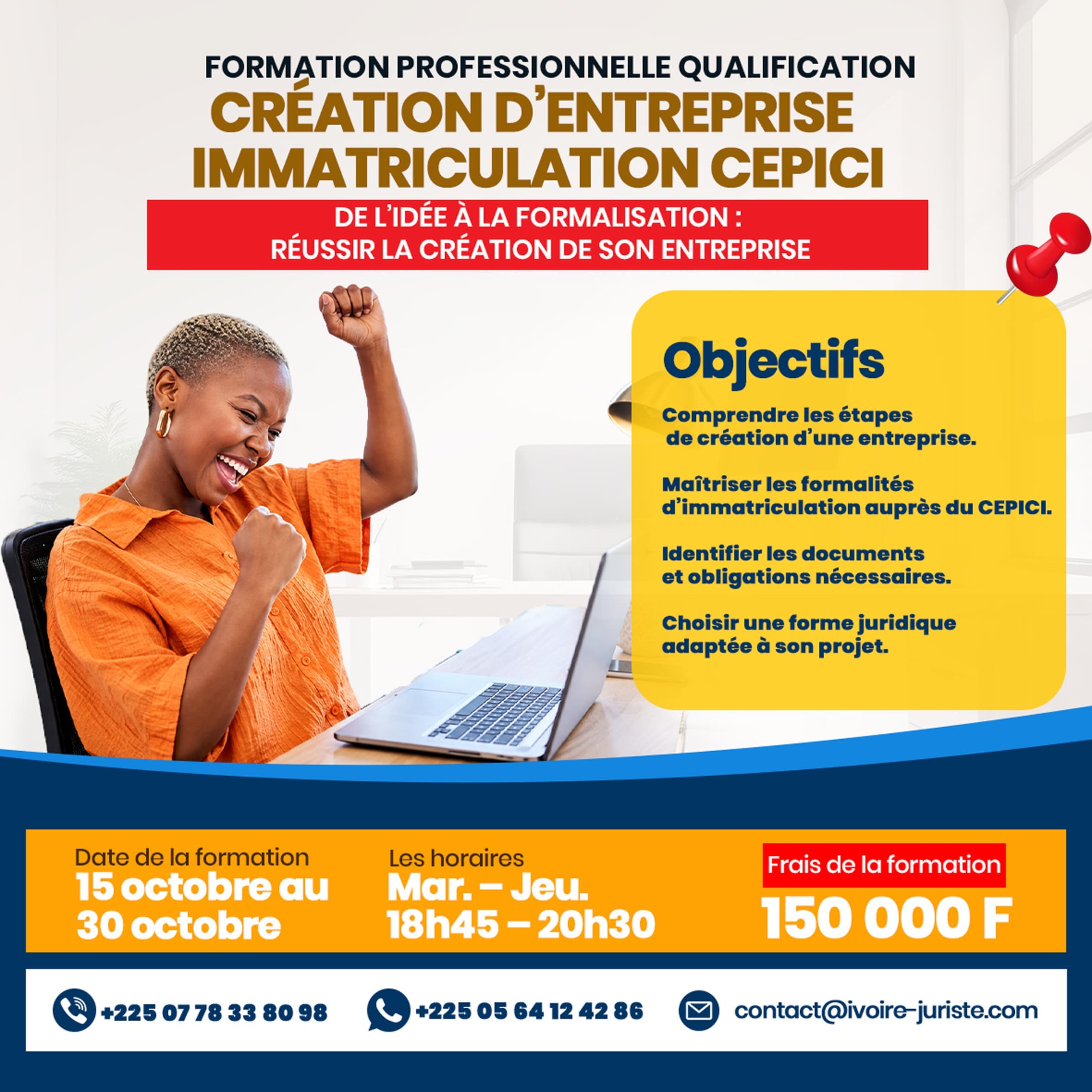 CRÉATION D'ENTREPRISE & IMMATRICULATION CEPICI